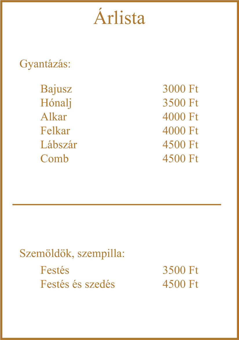 �ltal�nos �rlista